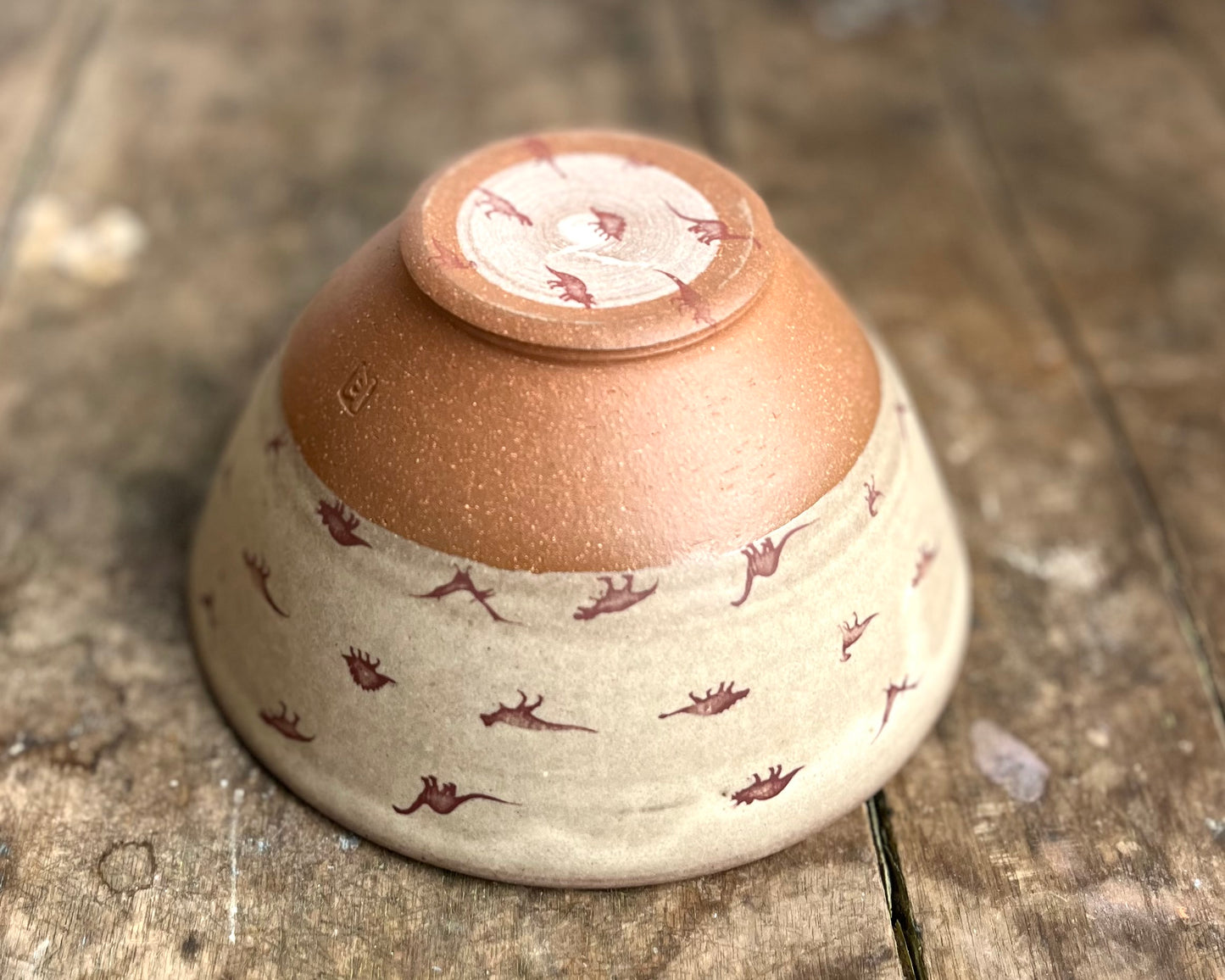 Bowl with Small Dinosaurs