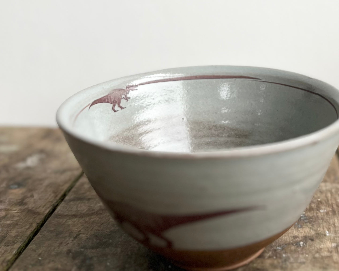 Ceratosaurus Bowl - blue