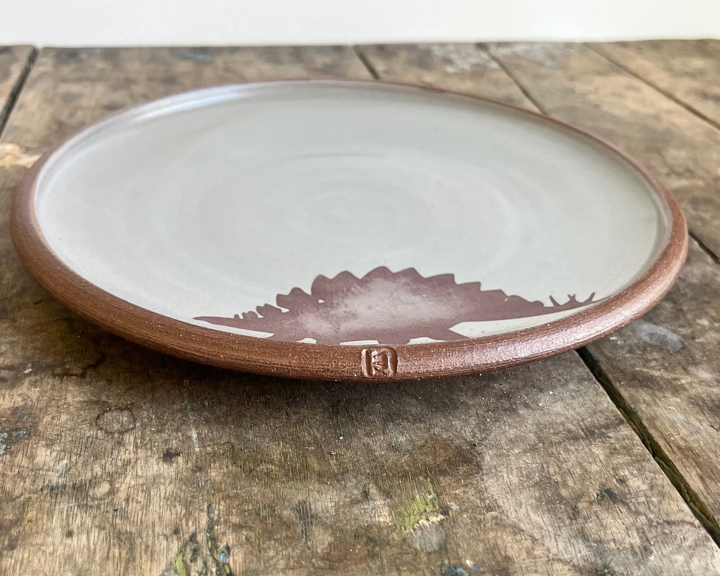 Stegosaurus Side Plate - blue
