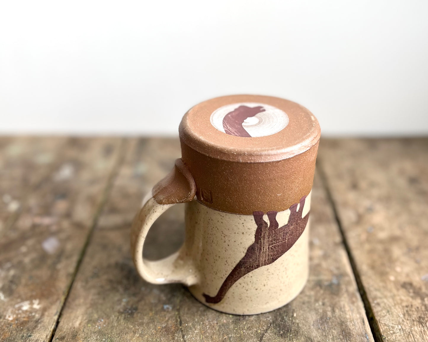 Brachiosaurus Mug - yellow