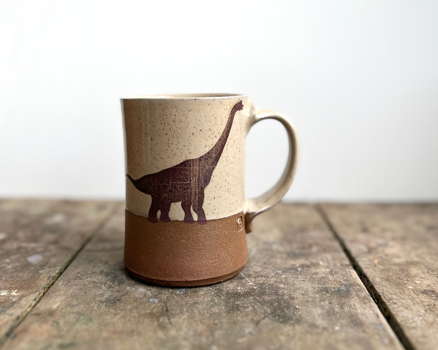 Brachiosaurus Mug - yellow