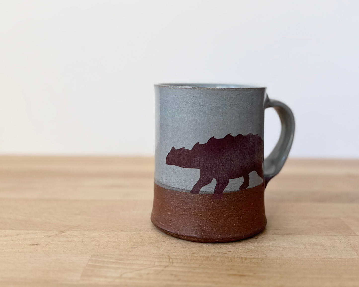 Ankylosaurus Mug - blue