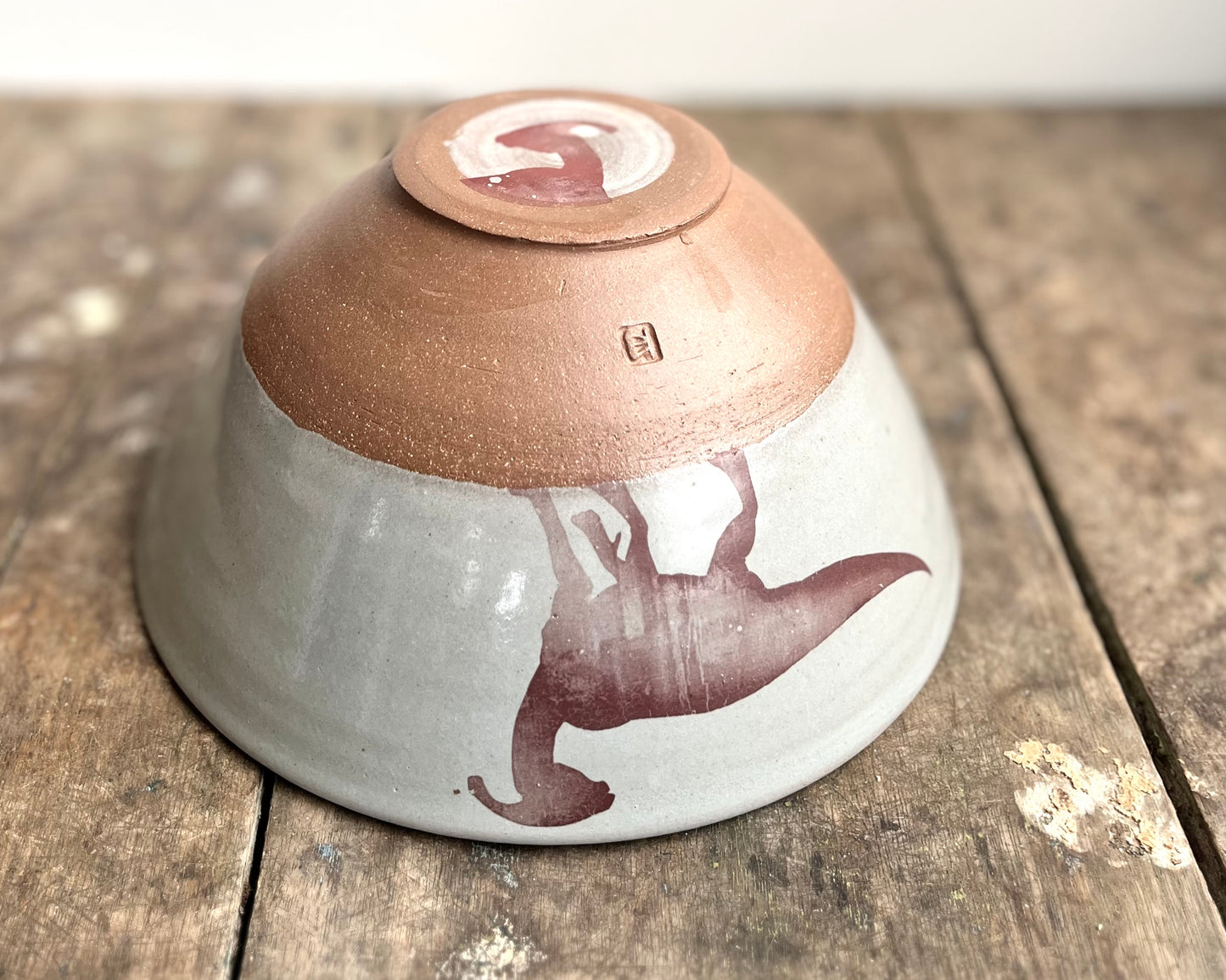 Parasaurolophus Noodle Bowl - blue