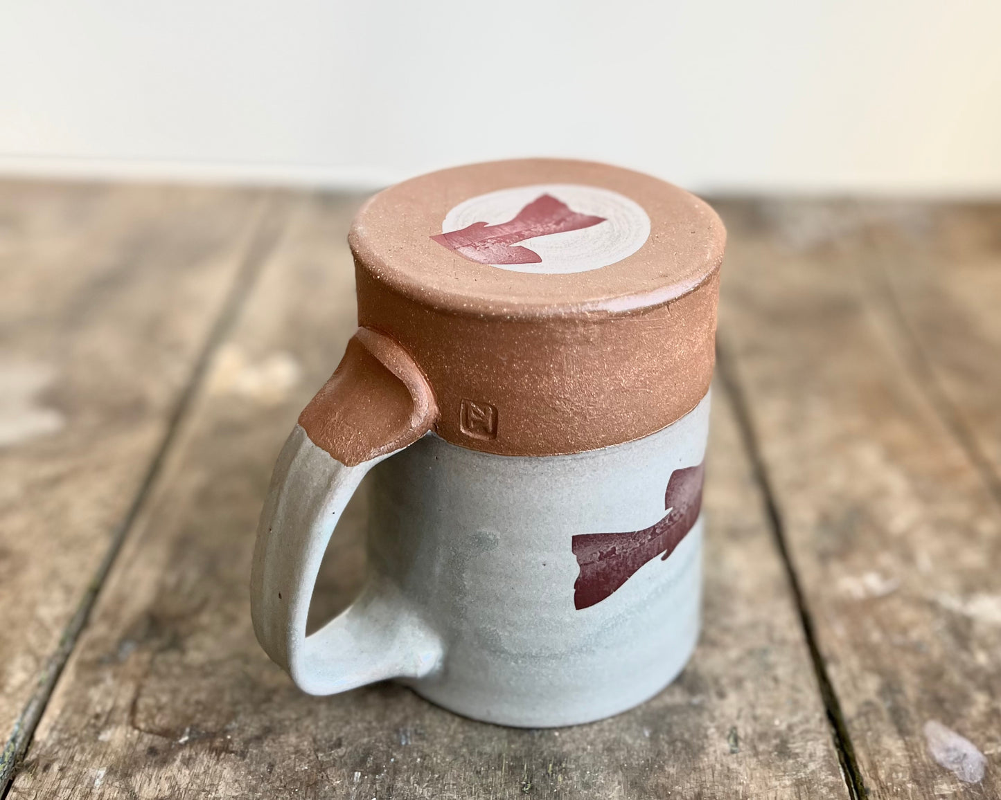 Trout Mug - blue
