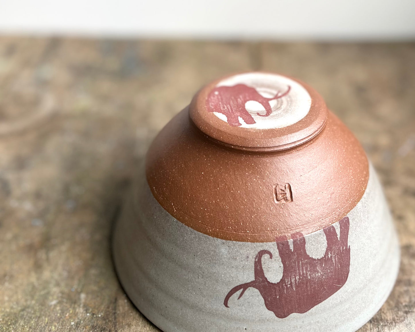 Woolly Mammoth Bowl - blue