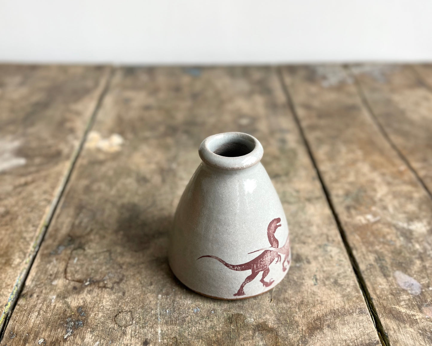 Velociraptor Bud Vase