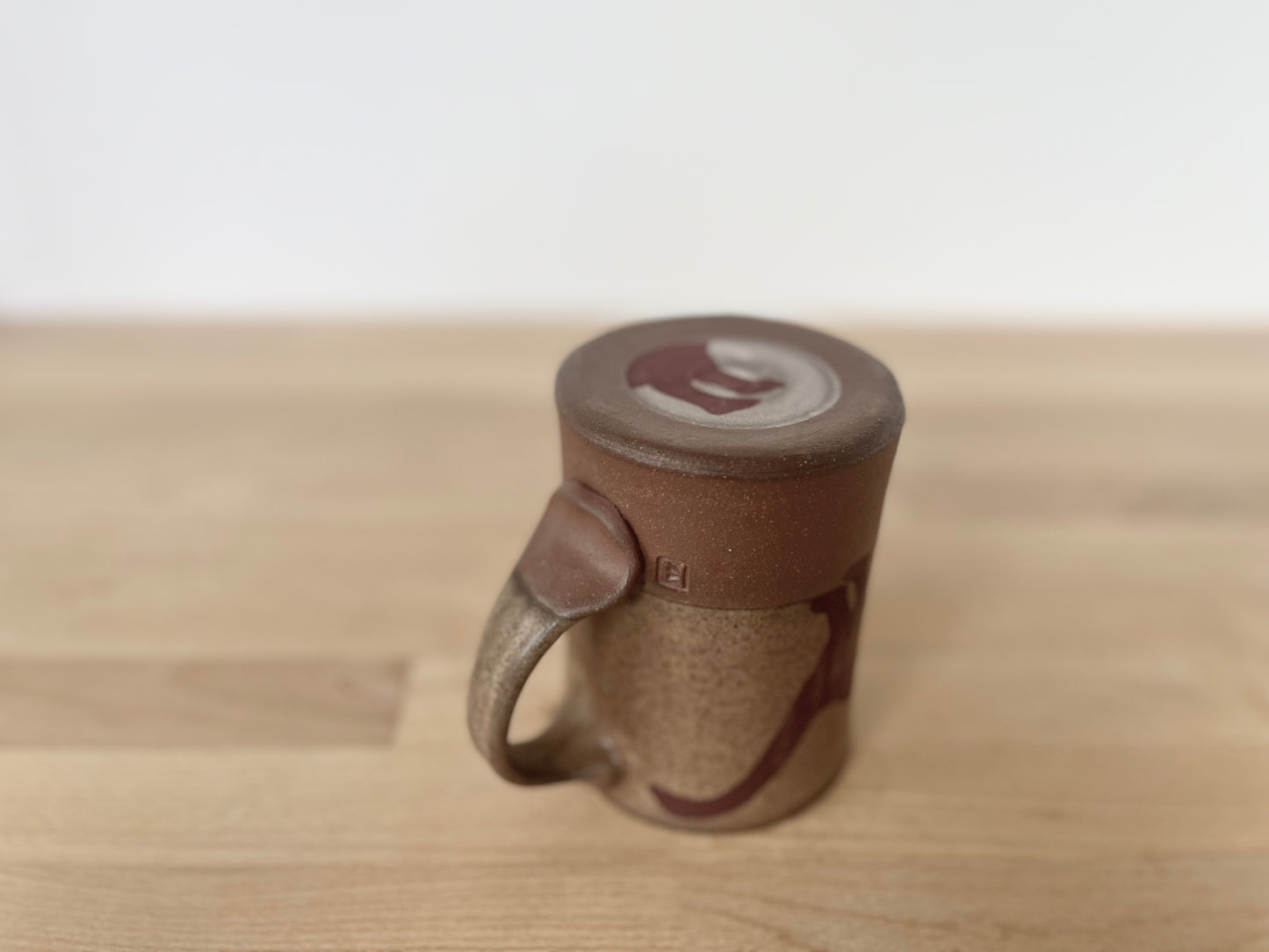 Diplodocus Mug - matte brown