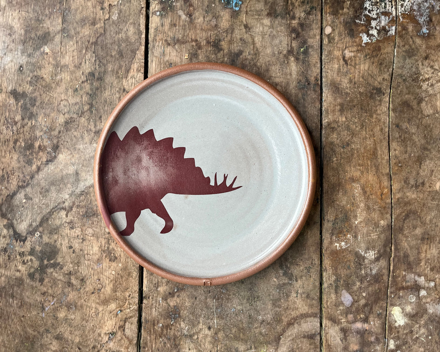 Stegosaurus Side Plate - blue