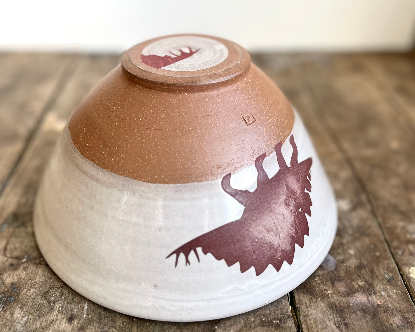 Stegosaurus Noodle Bowl - white