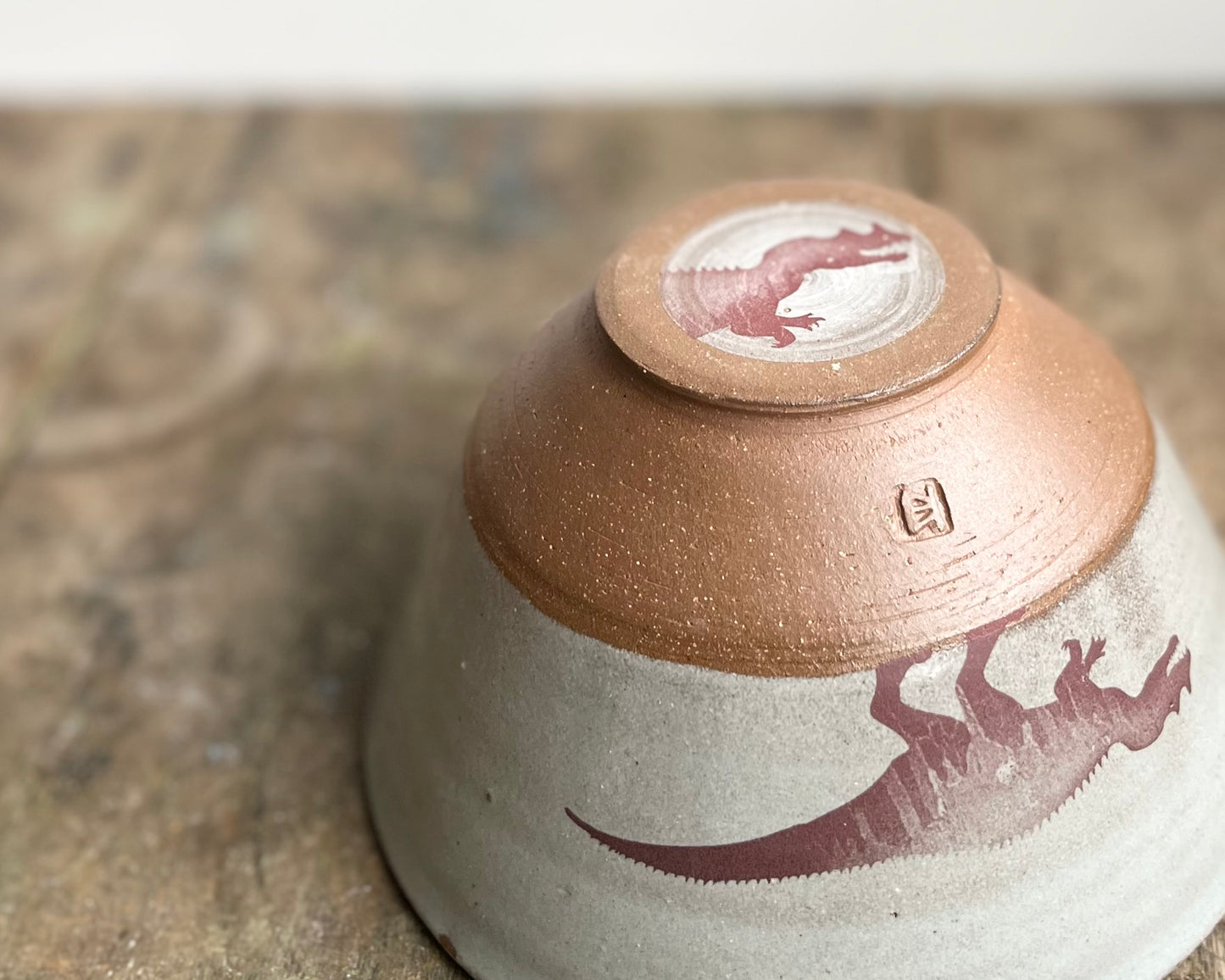 Ceratosaurus Bowl - blue