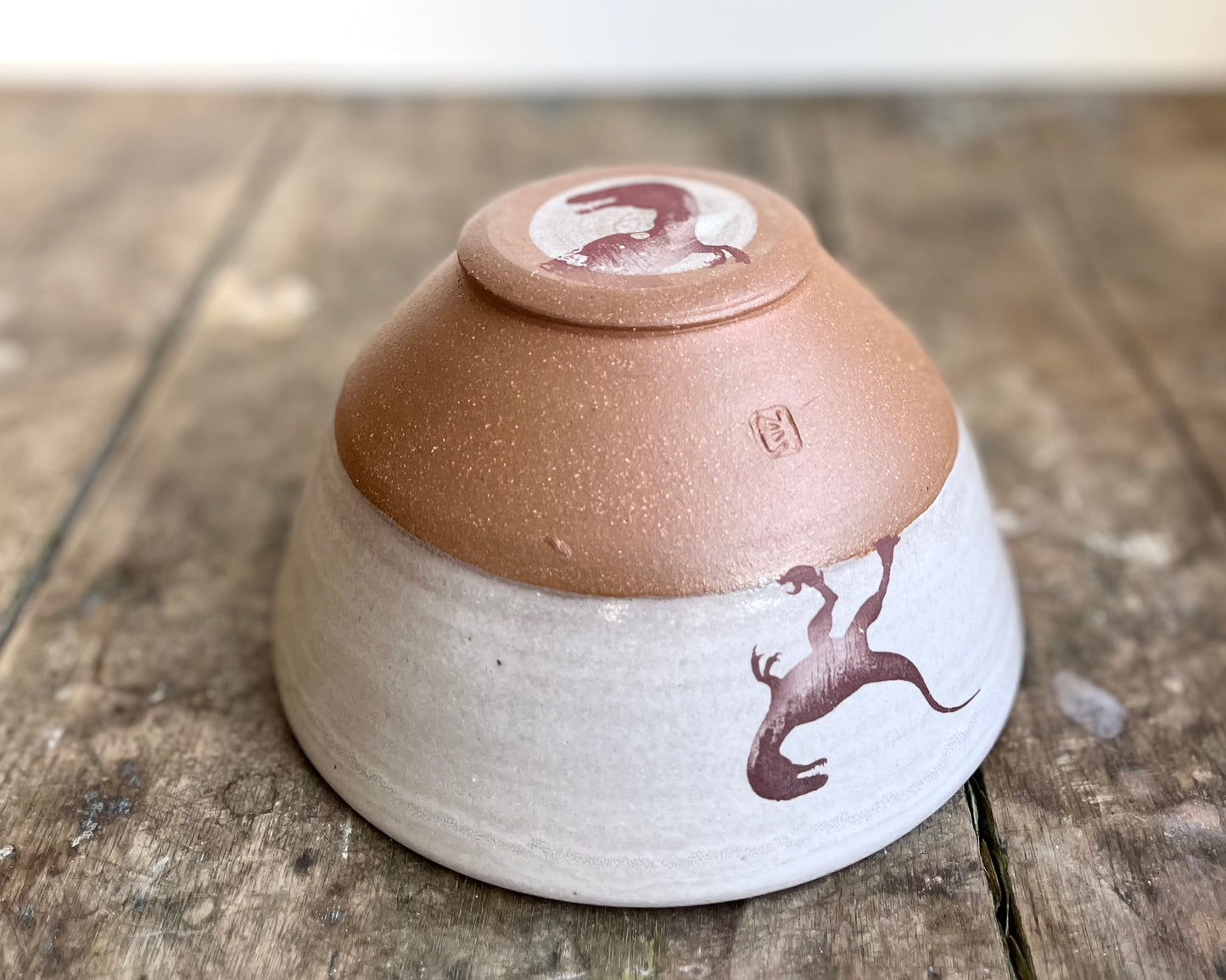 Velociraptor Bowl - white