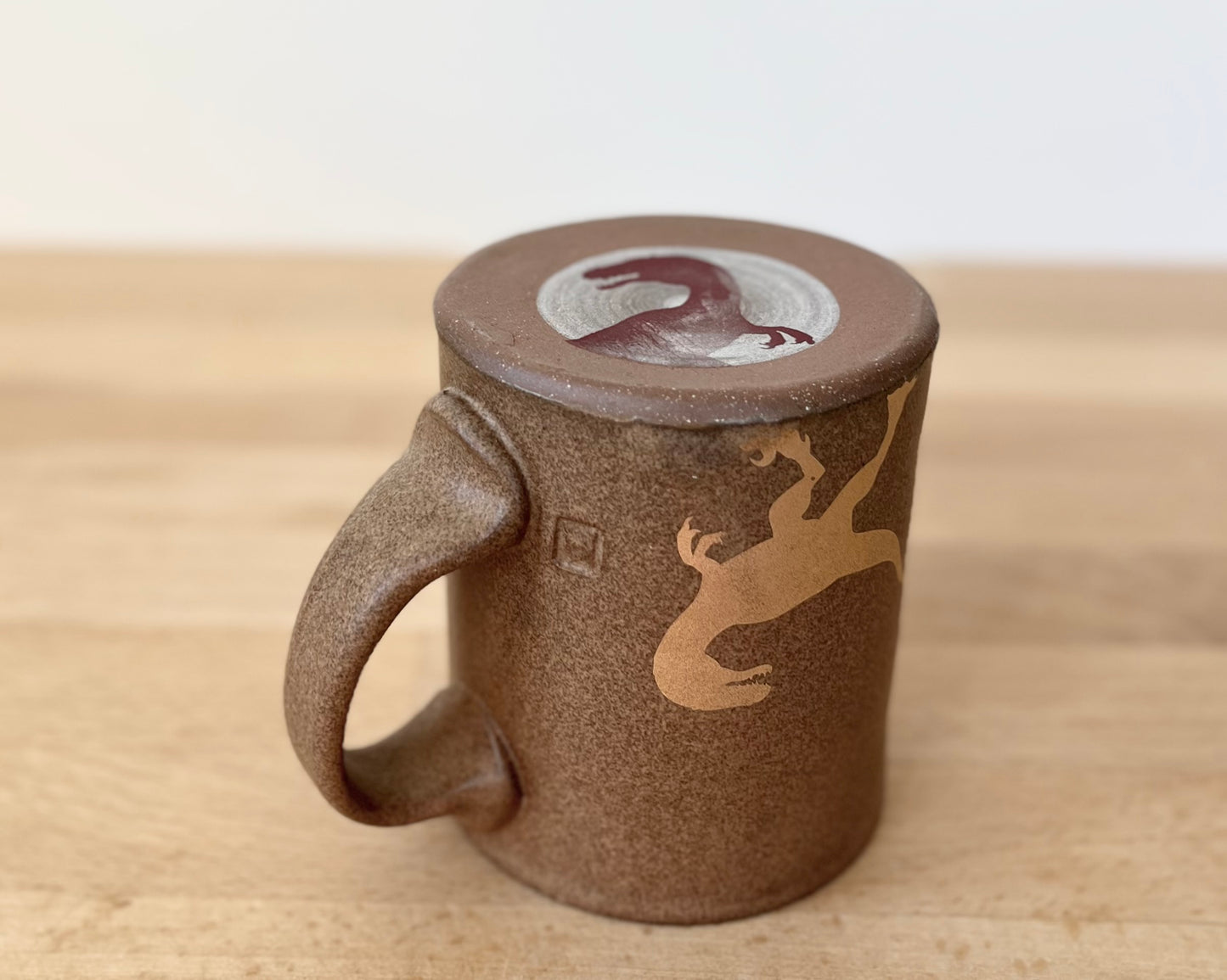 Gold Velociraptor Mug