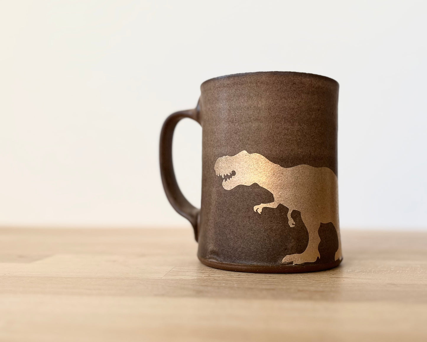 Gold T-Rex Mug