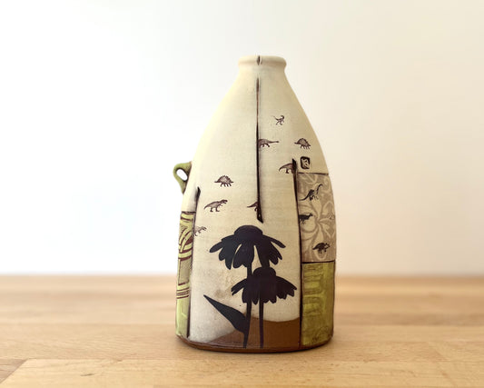 Flattened Collage Vase