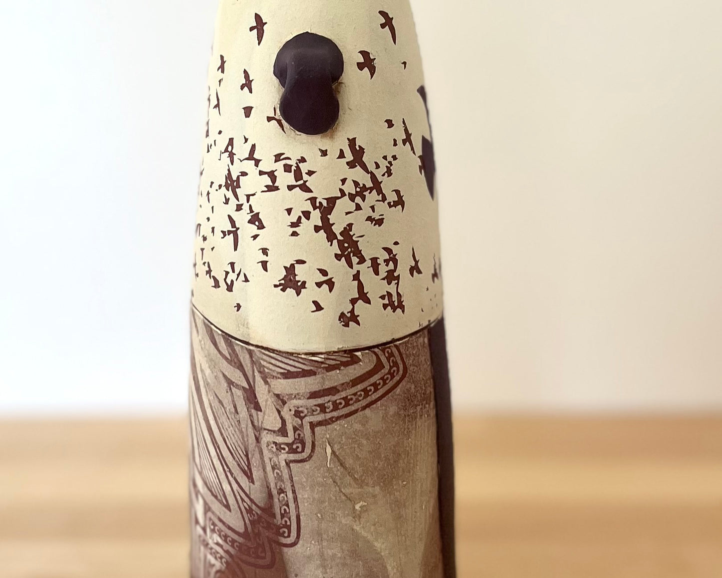 Flattened Collage Vase