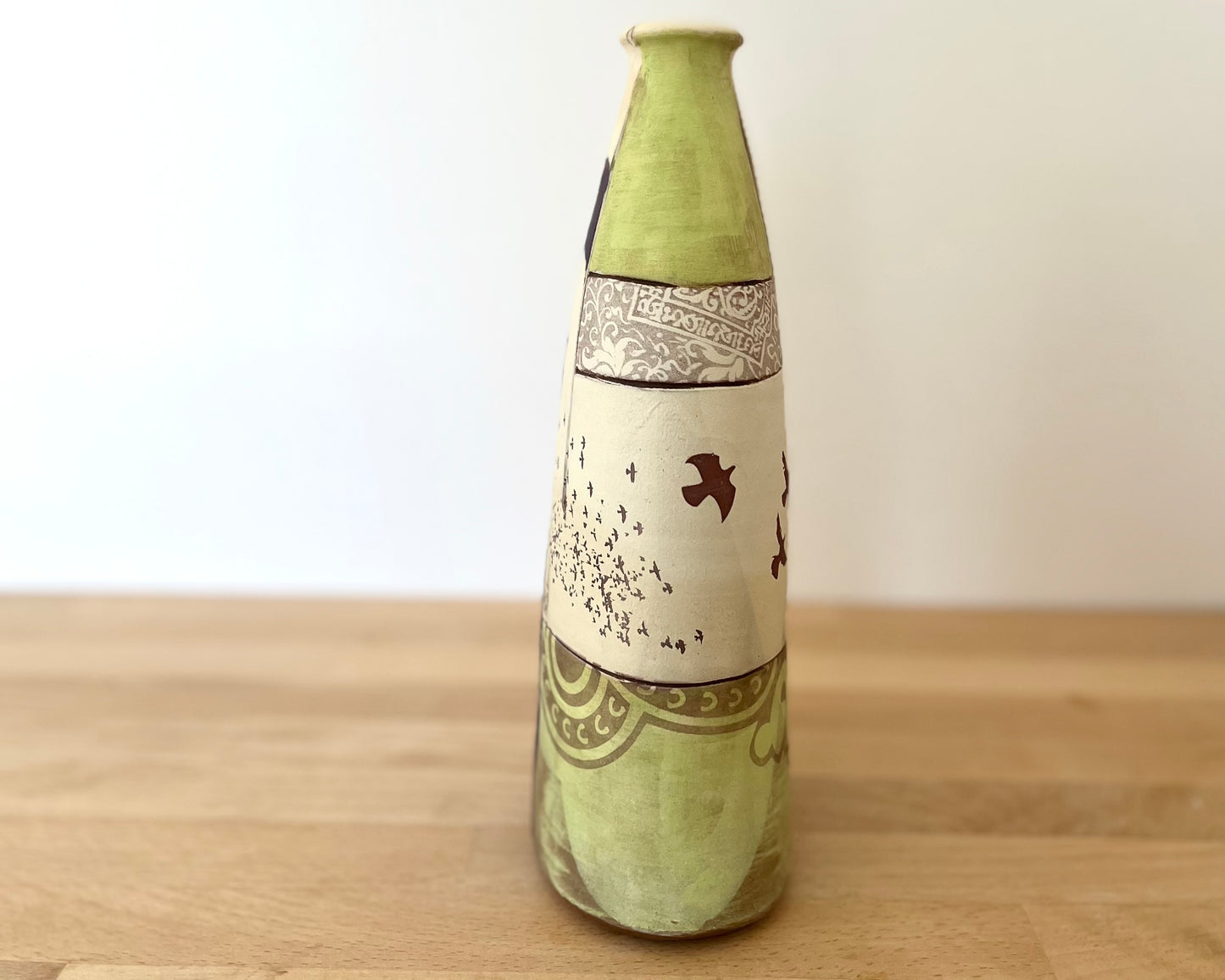 Flattened Collage Vase