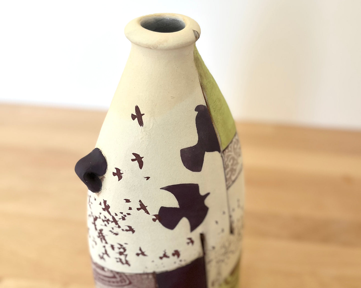 Flattened Collage Vase
