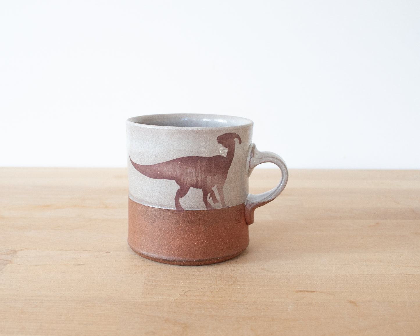 Parasaurolophus Americano Mug - white