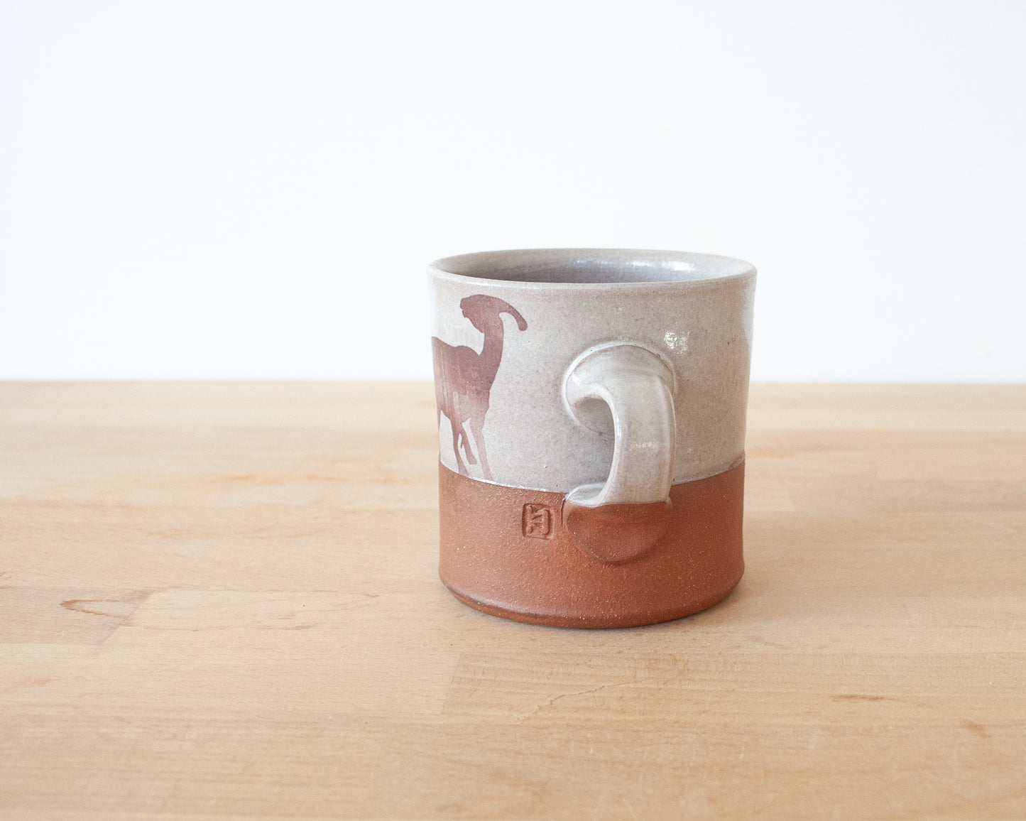 Paraaurolophus Americano Mug - white