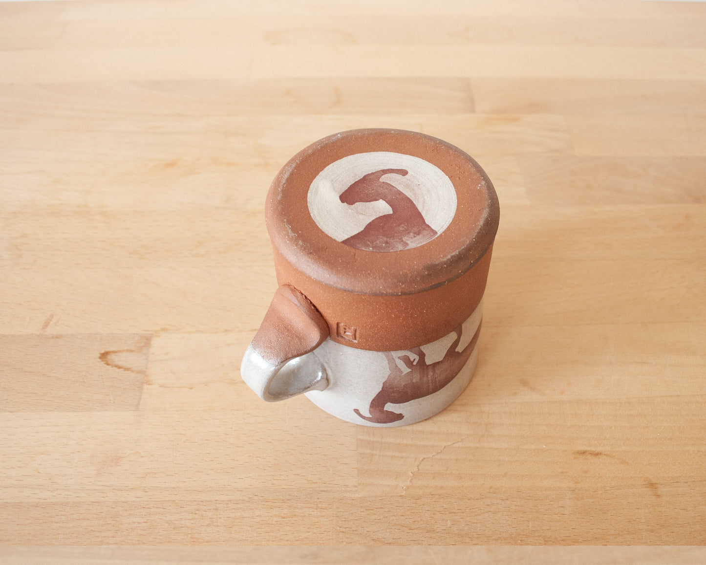 Parasaurolophus Americano Mug - white