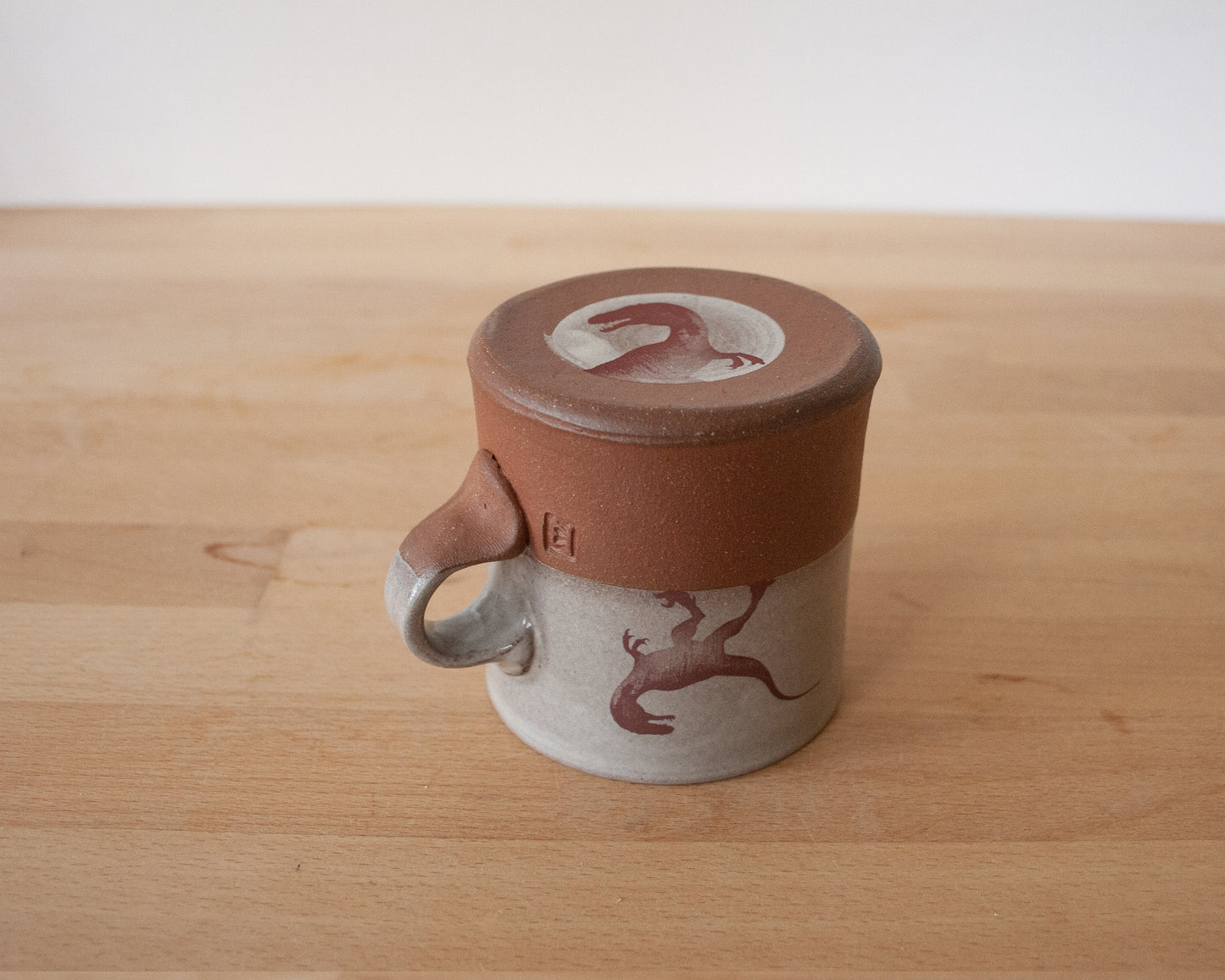 Velociraptor Americano Mug - white