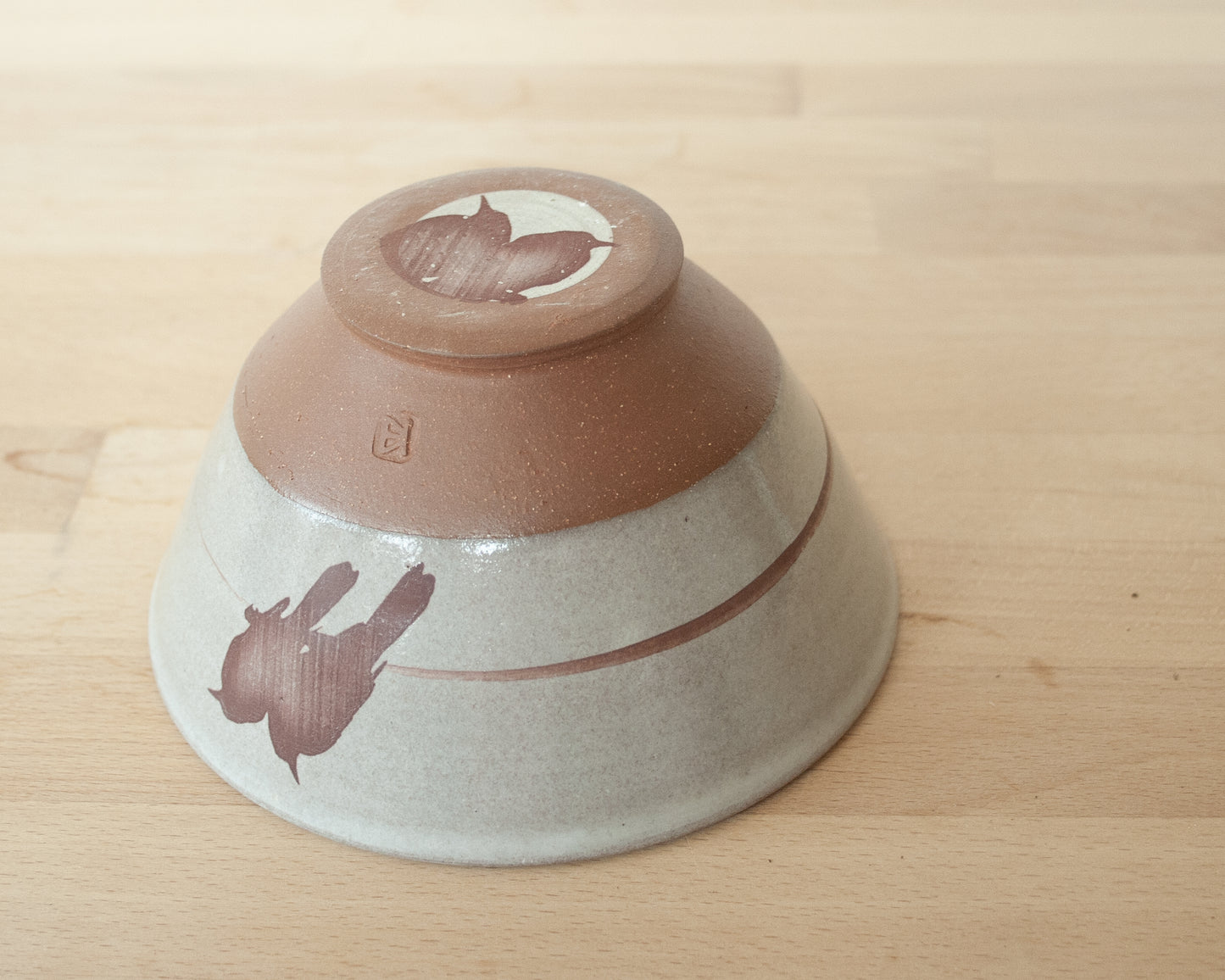 Birds on a Wire Bowl - white