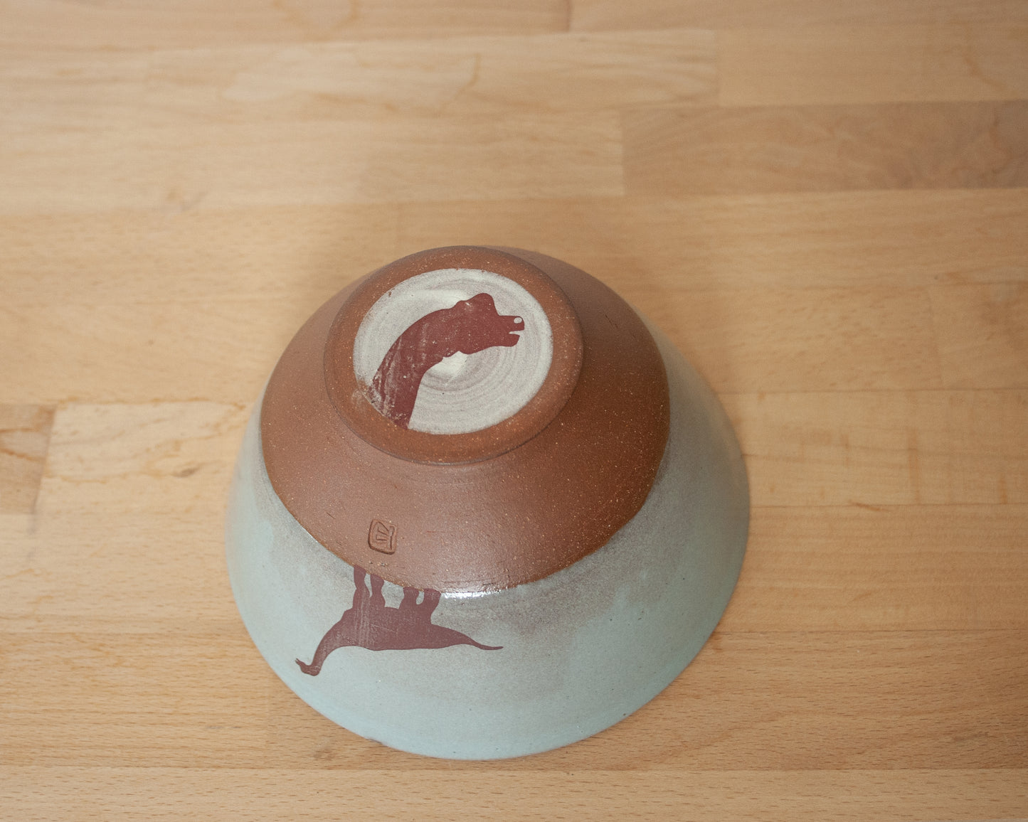 Brachiosaurus Bowl - blue