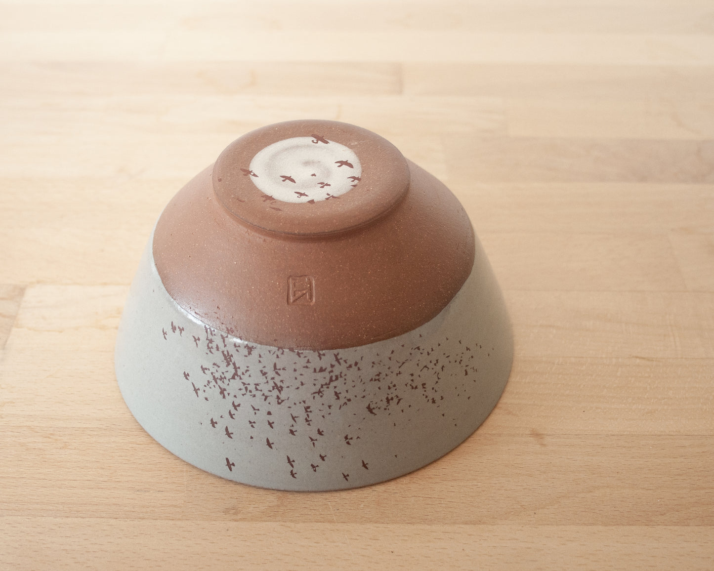 Flock of Birds Bowl - blue