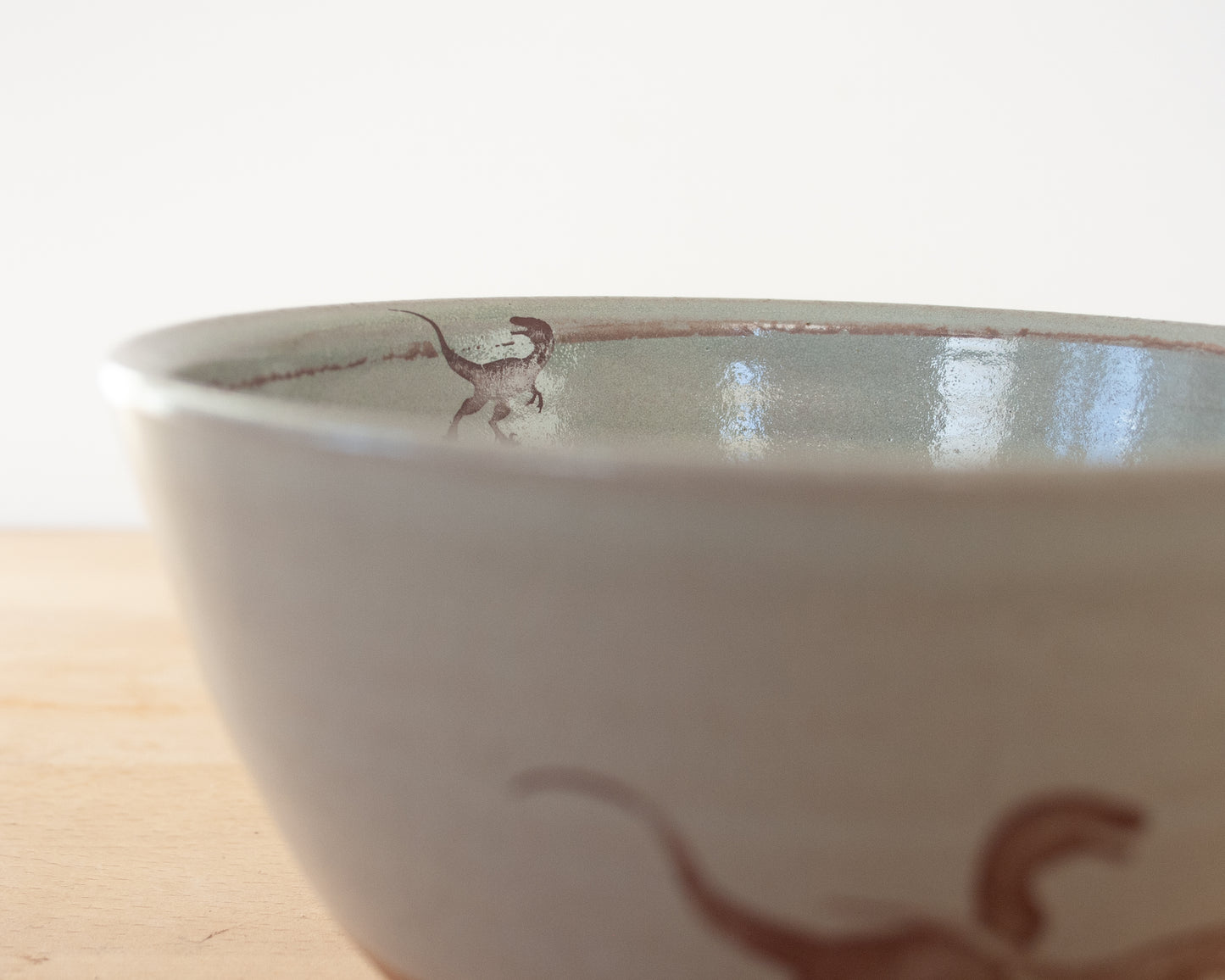 Velociraptor Pack Bowl - blue