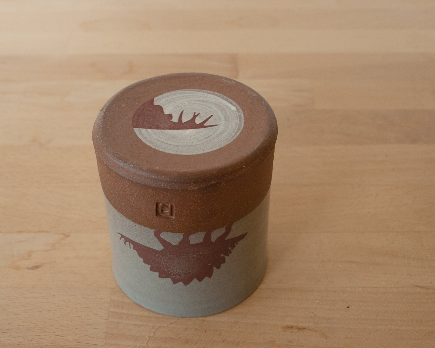 Stegosaurus Cup - blue