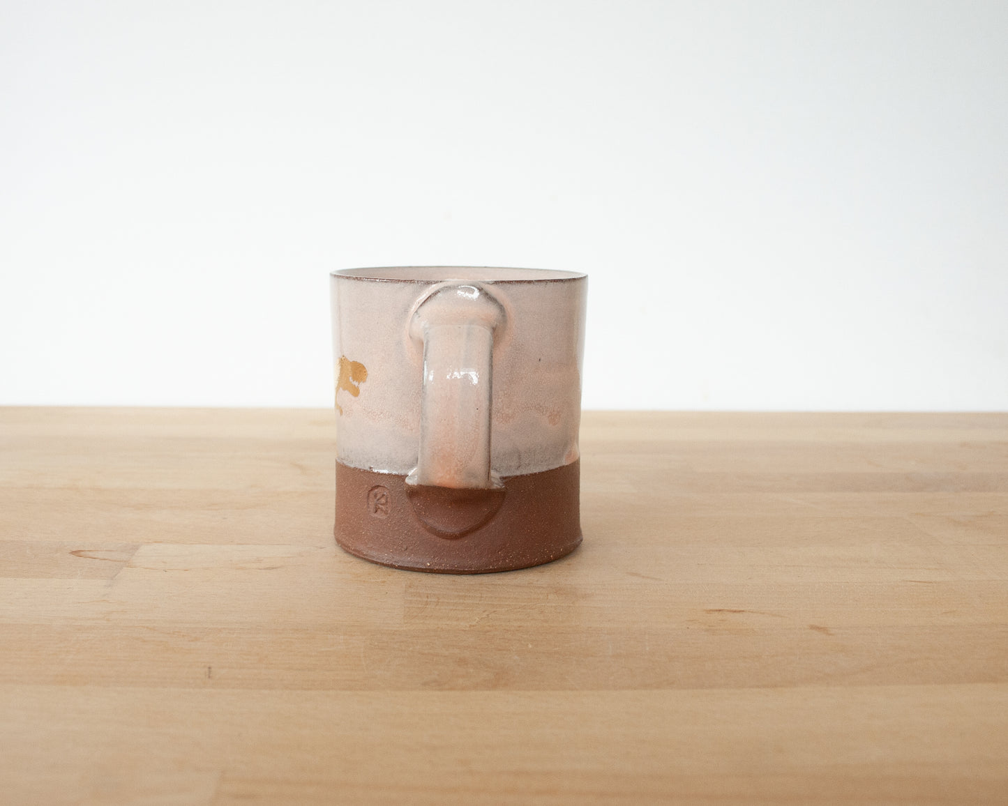 Gold T-Rex Americano Mug - pale-pink