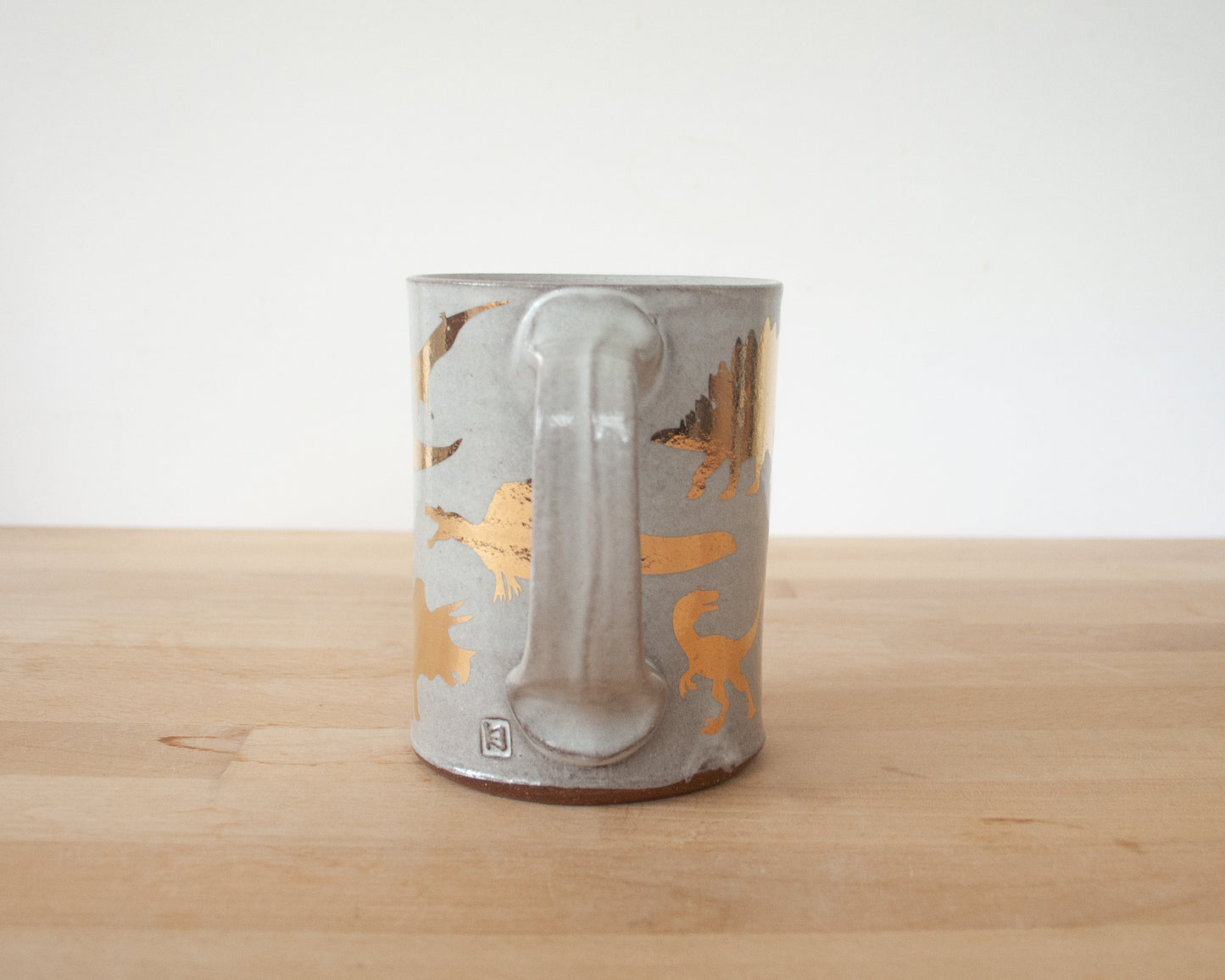 Gold Dinosaur Mug