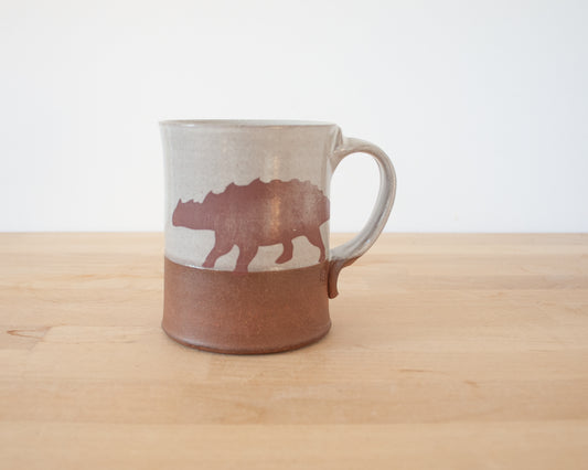 Ankylosaurus Mug - white