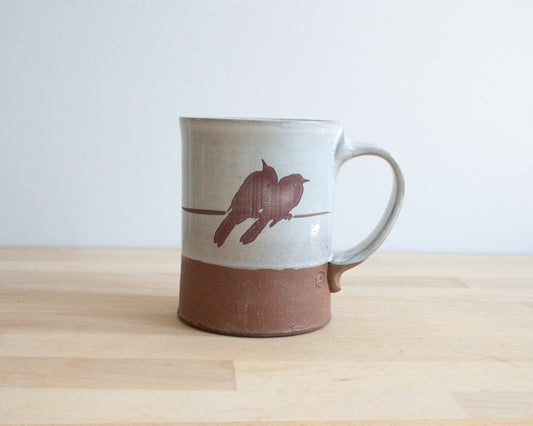 Bird Mug - white
