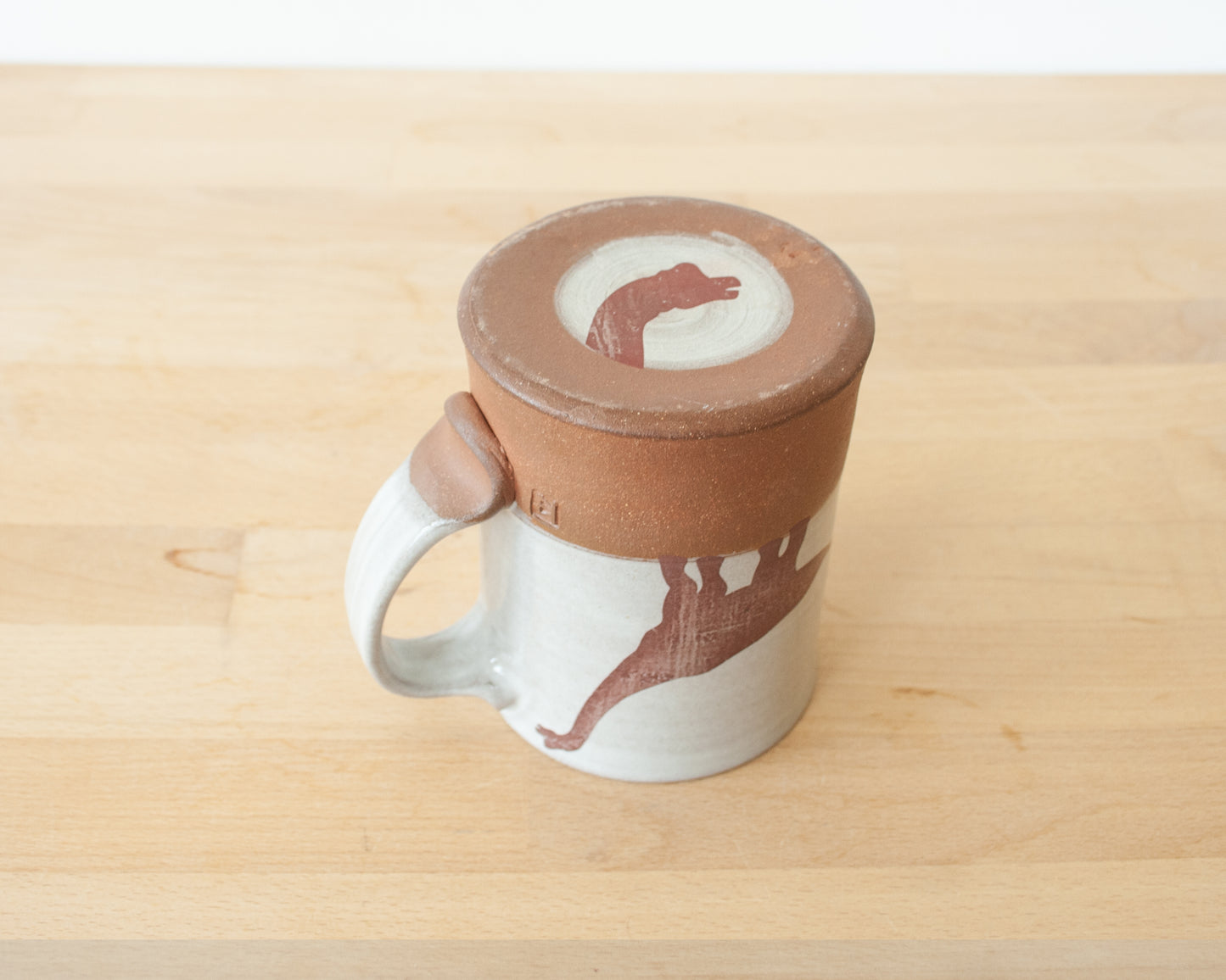 Brachiosaurus Mug - white