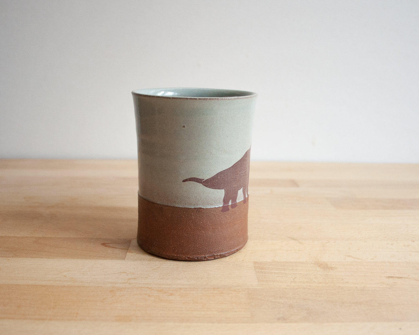 Brachiosaurus Mug - blue