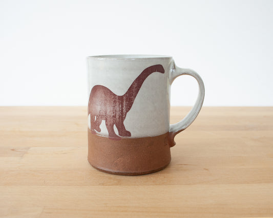 Diplodocus Mug - white