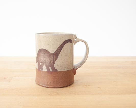 Diplodocus Mug - yellow