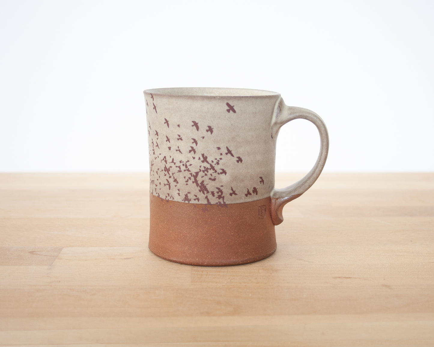 Flock of Birds Mug - matte grey