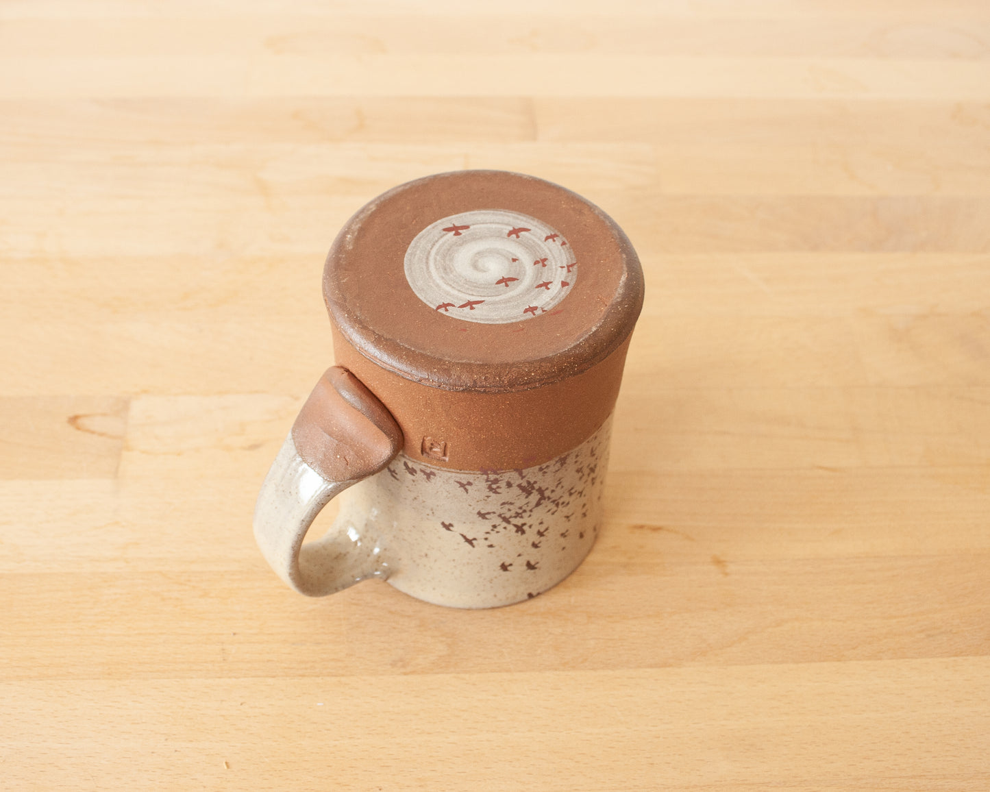 Flock of Birds Mug - yellow