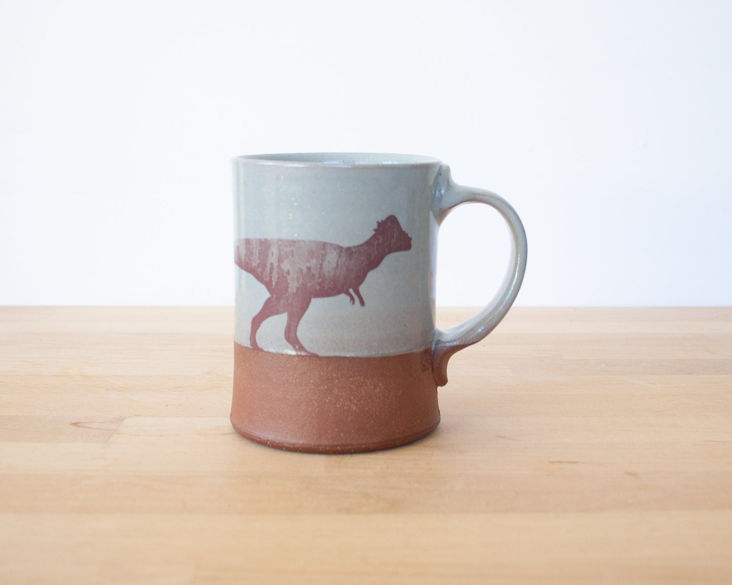Pachycephalosaurus Mug - blue