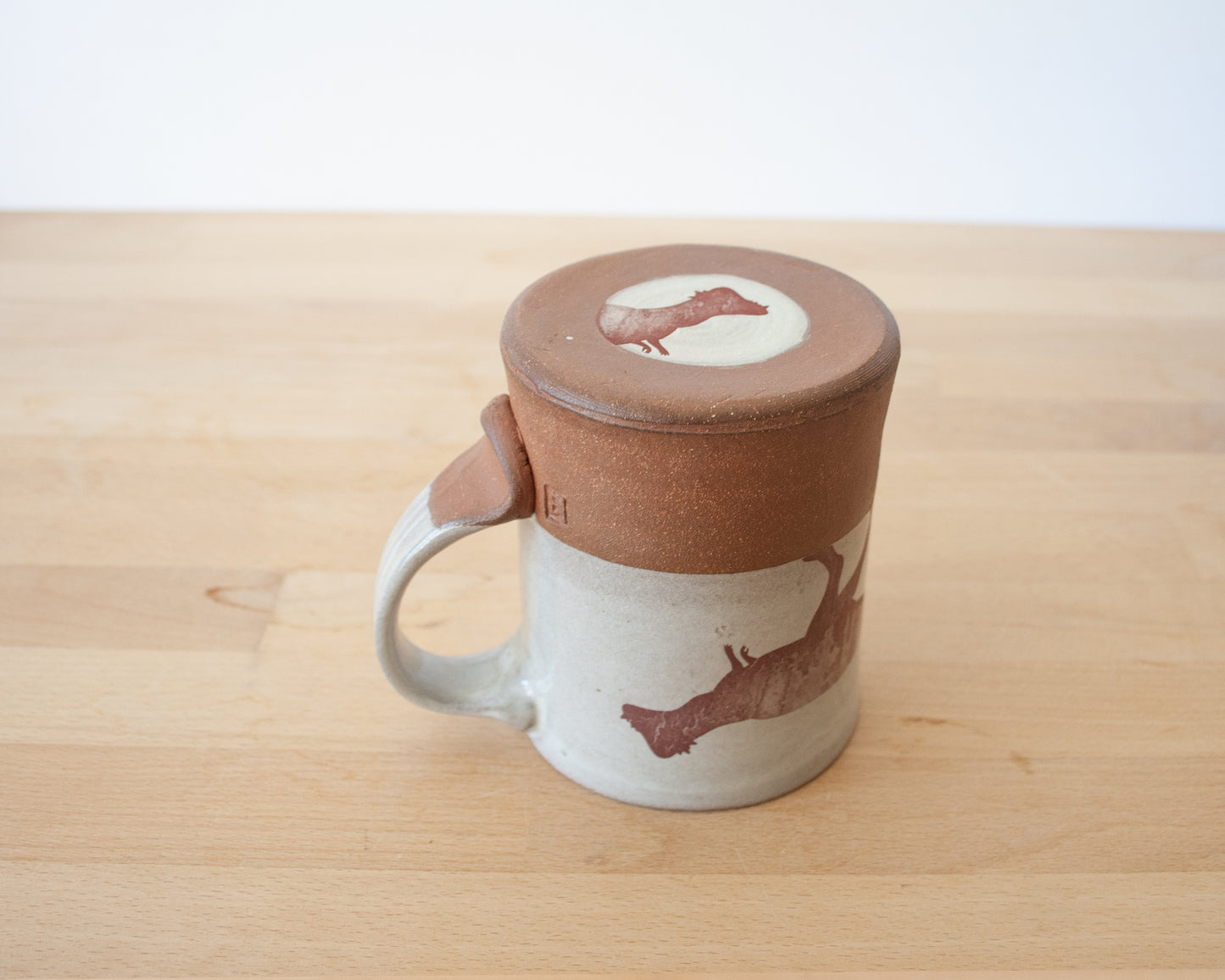 Pachycephalosaurus Mug - white