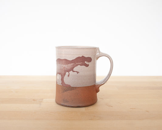 T-Rex Mug - pale pink