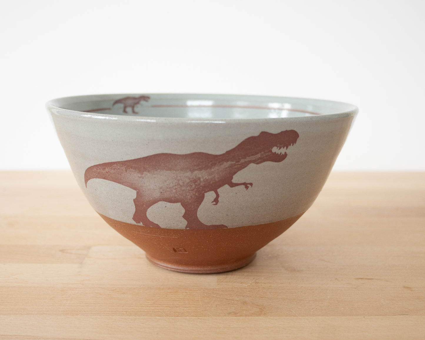 T-Rex Noodle Bowl - blue