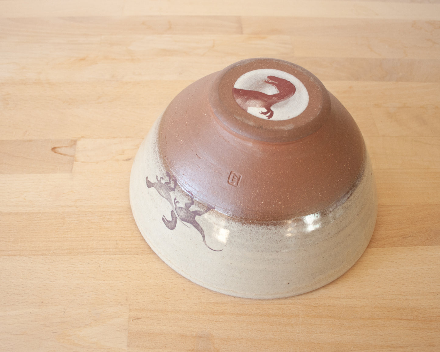 Velociraptor Pack Noodle Bowl - yellow