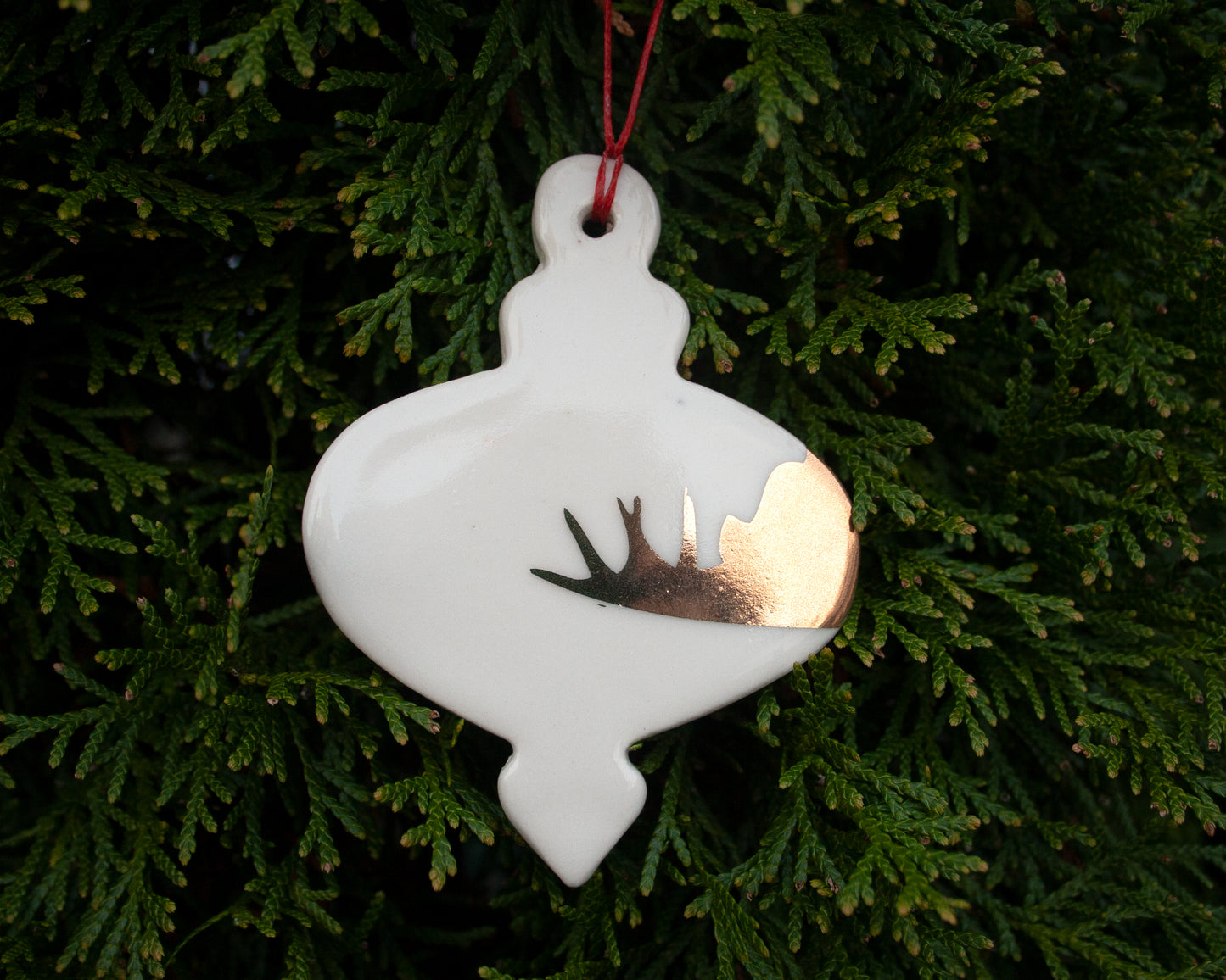 Gold Stegosaurus Ornament