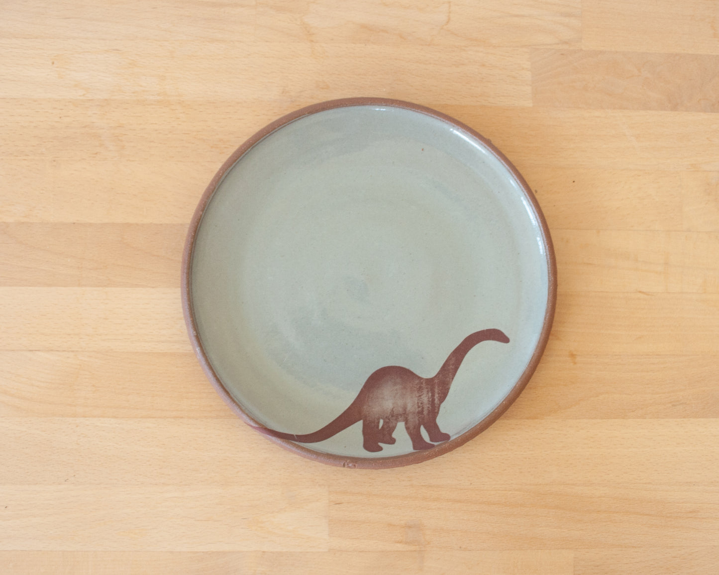 Diplodocus Side Plate - blue