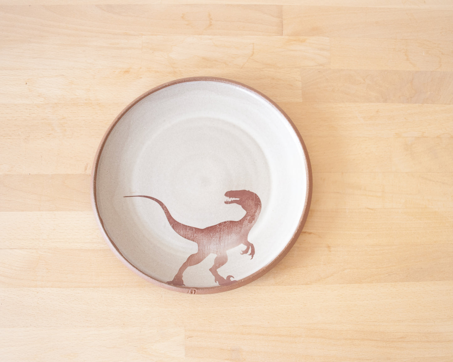 Velociraptor Side Plate - white