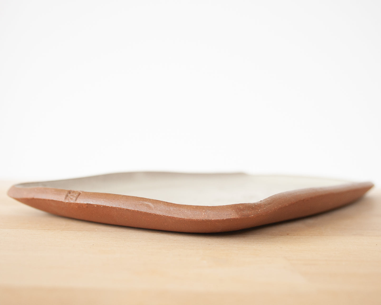 Flock of Birds Large Rectangle Plate - matte grey