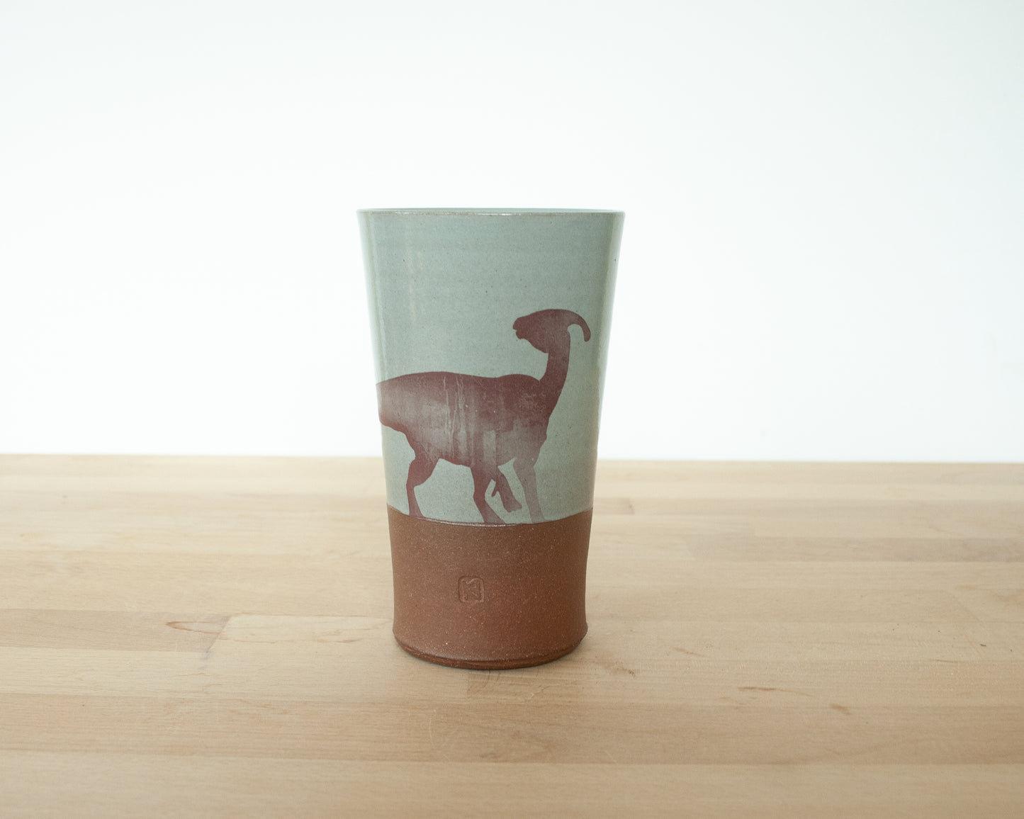 Parasaurolophus Tumbler - blue